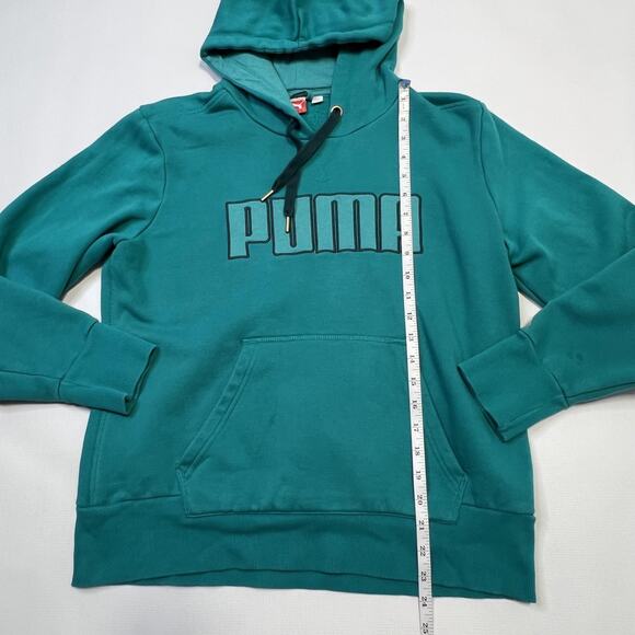 Puma Hoodie Sweatshirt Pants Set Womens Large Pullover Low Rise Tracksuit Logo - Picture 4 of 16